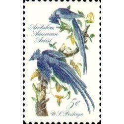 us stamp 1241 columbia jays audubon 5 1963