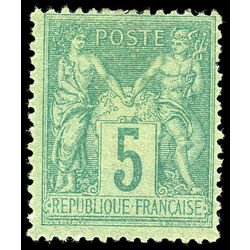 france stamp 78 peace and commerce 5 1876