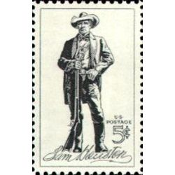 us stamp 1242 sam houston 5 1964