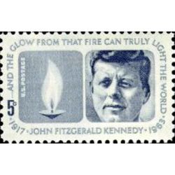 us stamp 1246 kennedy memorial 5 1964