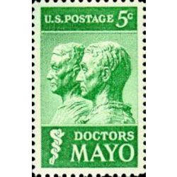 us stamp 1251 doctors mayo 5 1964