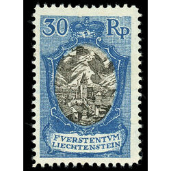 liechtenstein stamp 81 view of bendern 1925