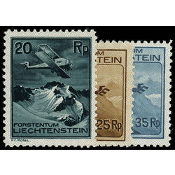 liechtenstein stamp c2 4 airplane 1930