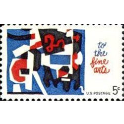 us stamp 1259 fine arts abstract 5 1964