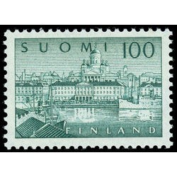 finland stamp 357 south harbor helsinki 1958