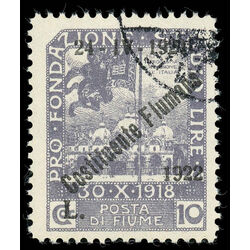 fiume stamp 160 church of st mark s venice 1921