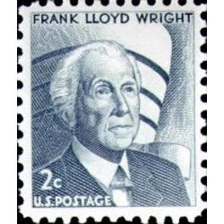 us stamp 1280 frank lloyd wright 2 1965