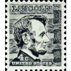 us stamp 1282 lincoln 4 1965