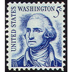 us stamp 1283b washington redrawn 5 1965