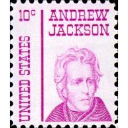 us stamp postage issues 1286 andrew jackson 10 1965