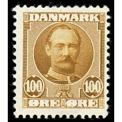 denmark stamp 78 king frederik viii 1907