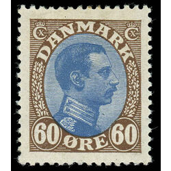 denmark stamp 123 king christian x 1919