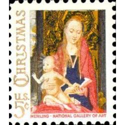 us stamp 1321 christmas madonna child 5 1966