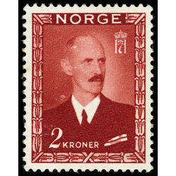 norway stamp 277 king haakon vii 1946