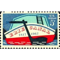 us stamp 1325 erie canal 1817 1967 5 1967