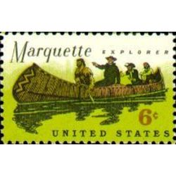 us stamp 1356 father marquette the explorer 6 1968