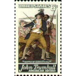 us stamp 1361 john trumbull american artist 6 1968