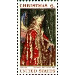 us stamp 1363 christmas the angel gabriel 6 1968