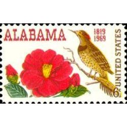 us stamp 1375 alabama statehood 6 1969