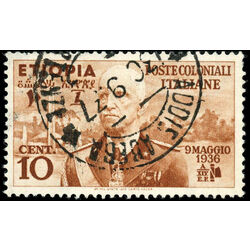 ethiopia stamp n1 emperor victor emmanuel iii 1936