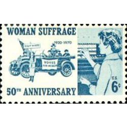 us stamp postage issues 1406 woman suffrage 6 1970