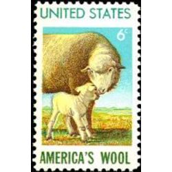 us stamp 1423 wool industry 6 1971