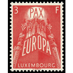 luxembourg stamp 330 united europa 1957