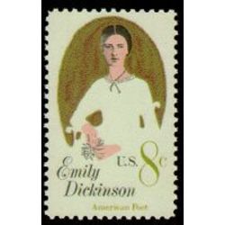 us stamp postage issues 1436 poet emily dickinson 8 1971