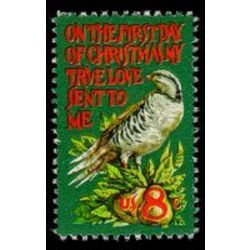 us stamp postage issues 1445 christmas partridge 8 1971