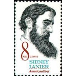 us stamp 1446 sidney lanier poet 8 1972