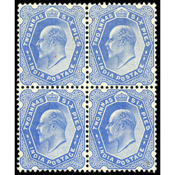 india stamp 64 edward vii 1902