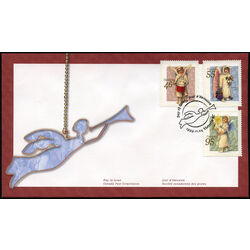 canada stamp 1815 7 fdc christmas victorian angels 1999