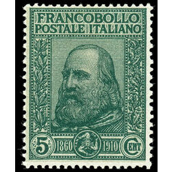 italy stamp 115 50th anniversary of freedom of sicily 1910