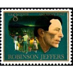 us stamp 1485 robinson jeffers poet 8 1973