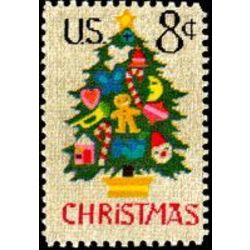 us stamp postage issues 1508 christmas tree 8 1973