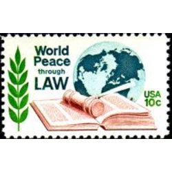 us stamp 1576 world peace 10 1975