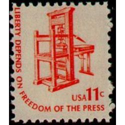 us stamp postage issues 1593 early press 11 1975