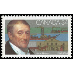 canada stamp 1117ii john molson and his main achievements 34 1986