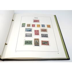 mint and used canada collection in stanley gibbons album