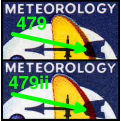 canada stamp 479ii weather map and instruments 5 1968