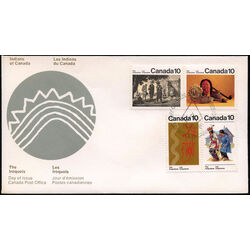 canada stamp 578 81 fdc iroquoian indians 1976