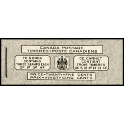 canada stamp bk booklets bk38d king george vi 1943