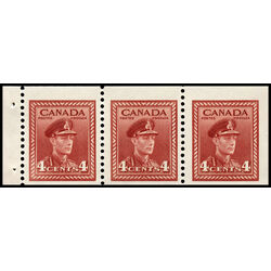 canada stamp bk booklets bk38d king george vi 1943