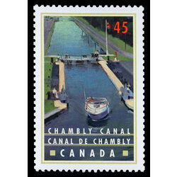 canada stamp 1730 chambly canal quebec 45 1998