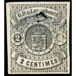 luxembourg stamp 5 coat of arms 2 1860