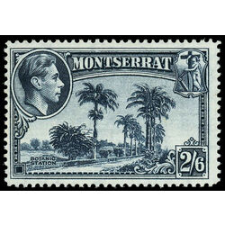 montserrat stamp 100 botanic station 1943