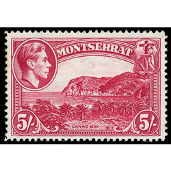 montserrat stamp 101 carr s bay 1942