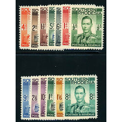 southern rhodesia stamp 42 54 king george vi 1937