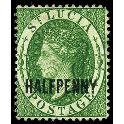 st lucia stamp 19 queen victoria 1883