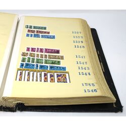 canada used collection in black stockbook